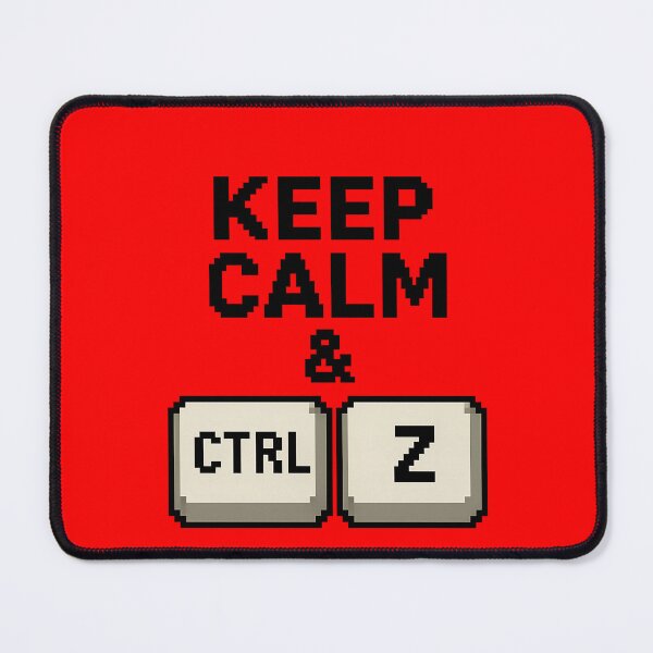 Item preview, Keep Calm & Ctrl+Z - Funny Retro Computer Design with Keyboard Keys designed and sold by EmilTheRat890.