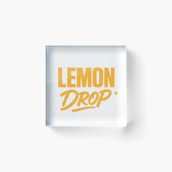 Item preview, LEMON DROP – Neon Minimalist Typography Design designed and sold by SiseonStudio.
