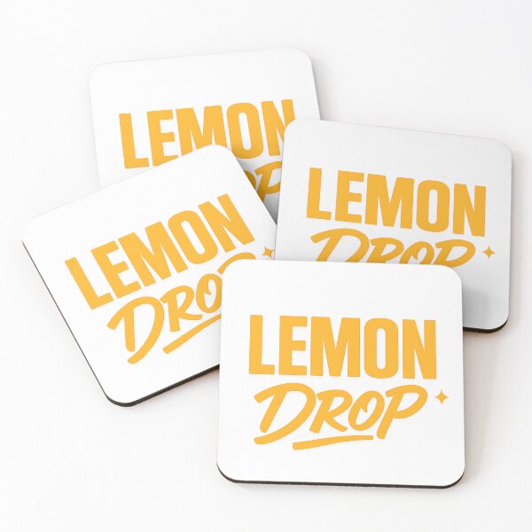 Item preview, LEMON DROP – Neon Minimalist Typography Design designed and sold by SiseonStudio.