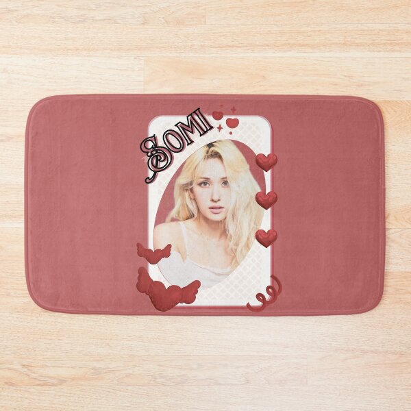 Item preview, Jeon Somi Korean Solo Artist Card Red Aesthetic Collage Design designed and sold by AJUNICE STUDIO.