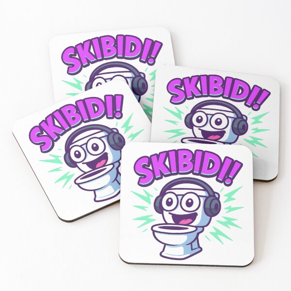 Item preview, Skibidi Meme Sticker – Funny Toilet Headphones Cartoon designed and sold by Harprints.Studio.