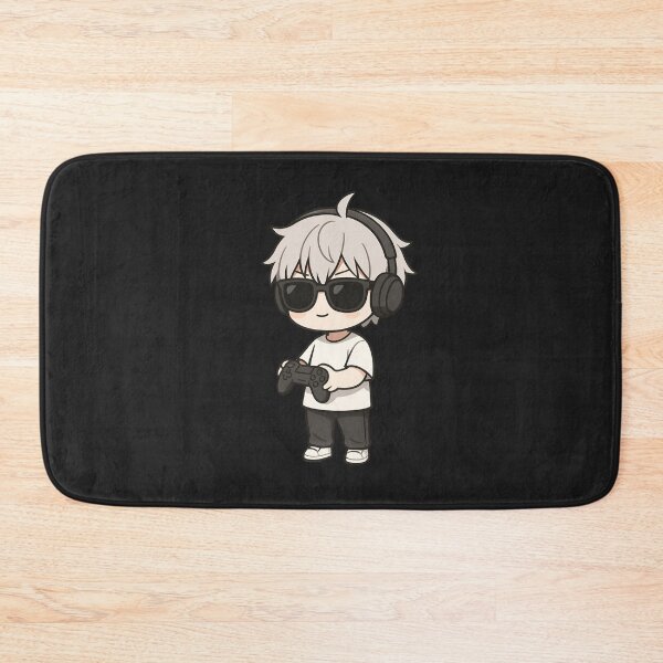 Item preview, Chibi Cool Gamer with Headphones and Controller – Cute Anime Gaming Design designed and sold by ColorSplash123.