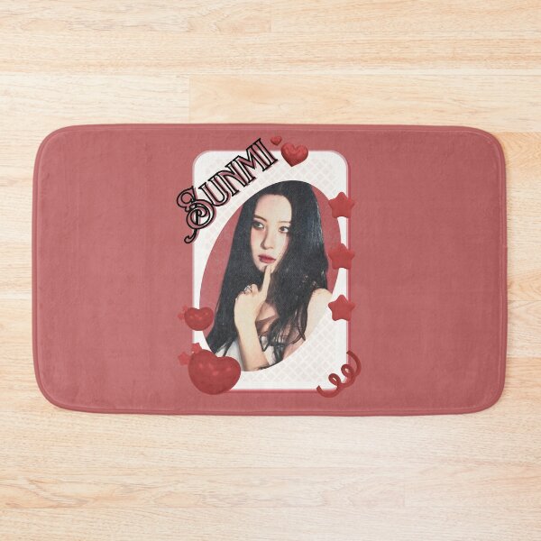 Item preview, Sunmi Korean Solo Artist Card Red Aesthetic Collage Design designed and sold by AJUNICE STUDIO.