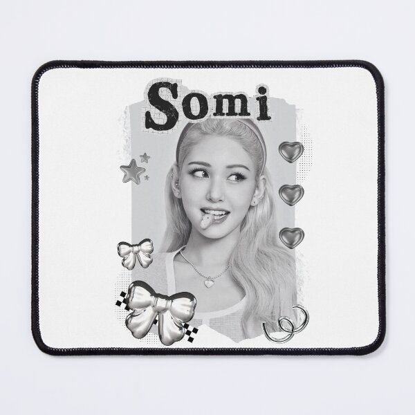 Item preview, Jeon Somi Kpop Solo Artist Black and White Collage Digital Art Portrait designed and sold by AJUNICE STUDIO.