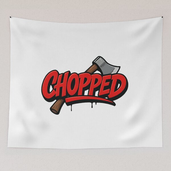 Item preview, CHOPPED ; Bold Vibrant Red with Axe 2 designed and sold by DesignsMjB.