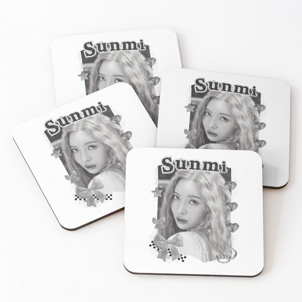 Item preview, Sunmi Kpop Solo Artist Black and White Collage Digital Art Portrait designed and sold by AJUNICE STUDIO.