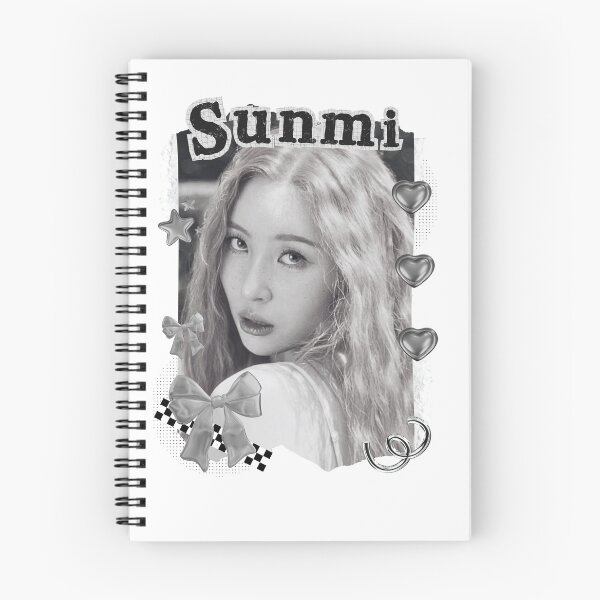 Item preview, Sunmi Kpop Solo Artist Black and White Collage Digital Art Portrait designed and sold by AJUNICE STUDIO.