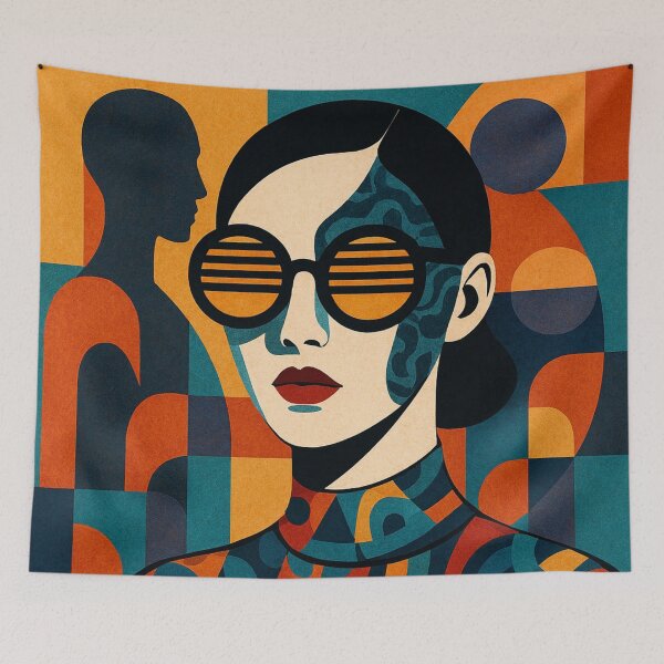Item preview, Stylized woman in colorful splendor designed and sold by Sigtrix.