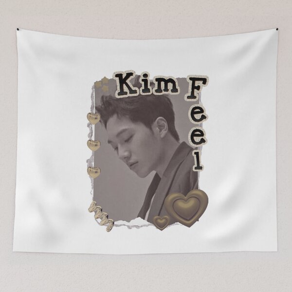 Item preview, Kim Feel Korean Solo Artist Scrapbook Collage Cozy Y2K Vintage Design designed and sold by HELL0WBELLO.