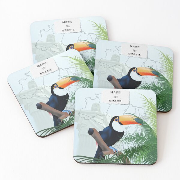 Item preview, Made in Brazil – Tropical Art with Toucan and Christ the Redeemer designed and sold by Cinthya-cds.
