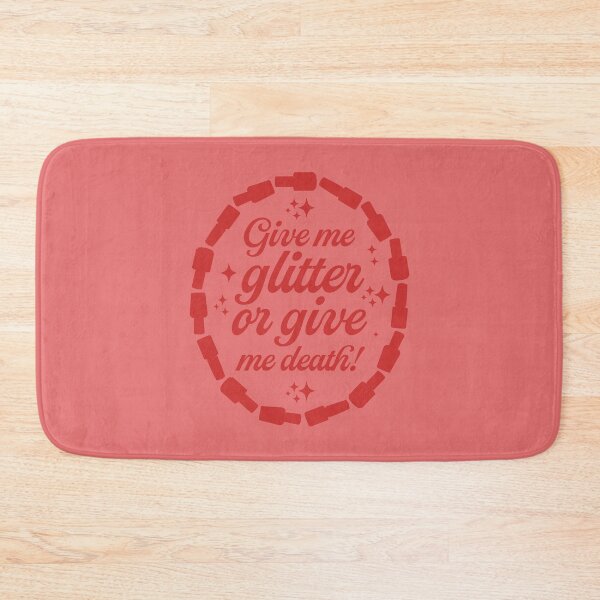 Item preview, Give Me Glitter Or Give Me Death - Crimson designed and sold by sillyjess.