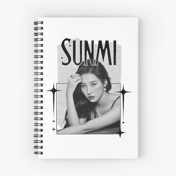 Item preview, Sunmi Korean Solo Artist Scrapbook Collage Cozy Y2K Vintage Design designed and sold by HELL0WBELLO.