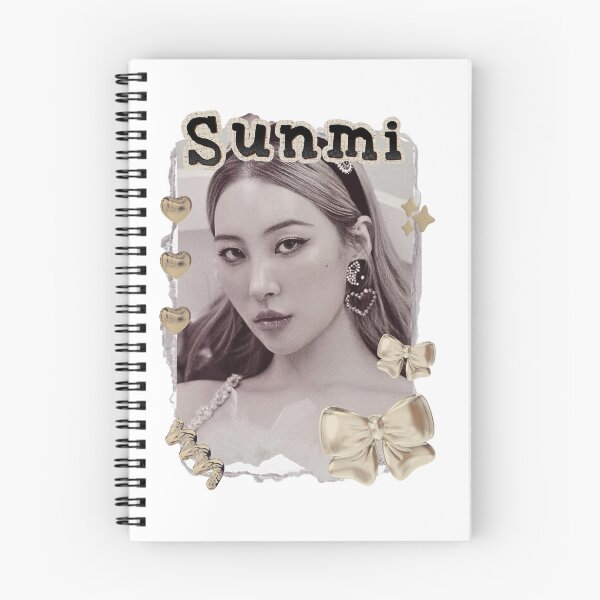 Item preview, Sunmi Korean Solo Artist Scrapbook Collage Cozy Y2K Vintage Design designed and sold by HELL0WBELLO.