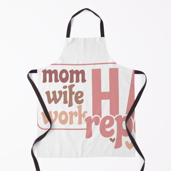 Item preview, Mom Hard, Wife Hard, Work Hard, Repeat – Funny & Relatable Quote designed and sold by artcultreone.