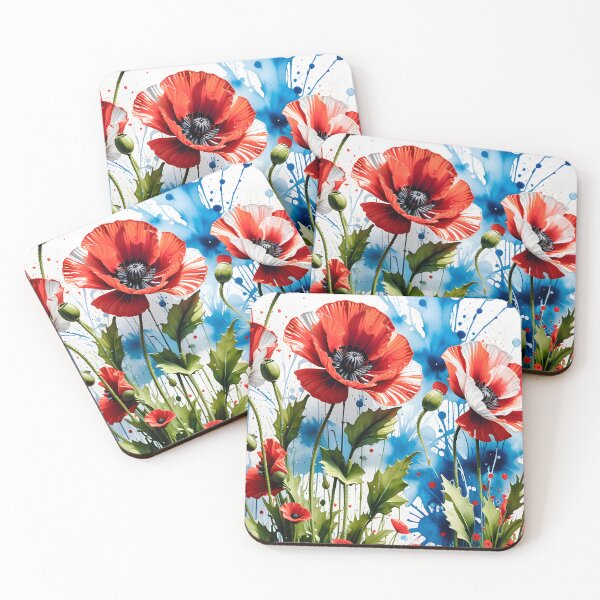 Item preview, Red Flowers designed and sold by nataliakuruch.