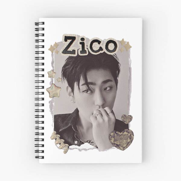 Item preview, Zico Korean Solo Artist Scrapbook Collage Cozy Y2K Vintage Design designed and sold by HELL0WBELLO.