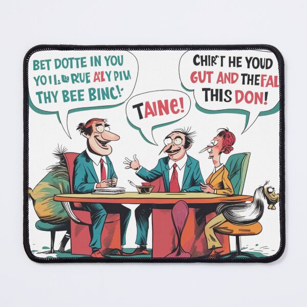 Item preview, Nonsensical Business Meeting designed and sold by DhammaArt.
