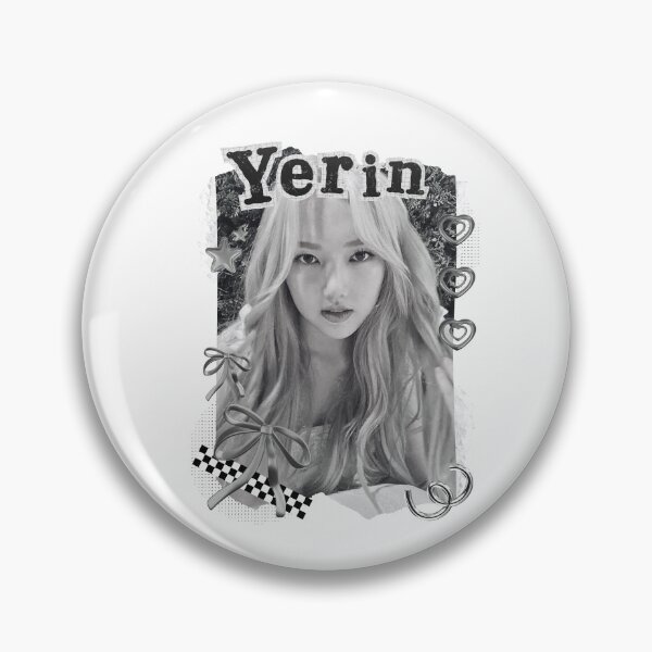 Item preview, Yerin from GFriend Kpop Solo Artist Black and White Collage Digital Art Portrait designed and sold by AJUNICE STUDIO.