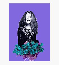 Janis - purple Photographic Print