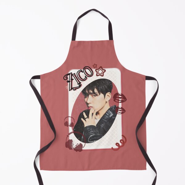 Item preview, Zico Korean Solo Artist Card Red Aesthetic Collage Design designed and sold by AJUNICE STUDIO.