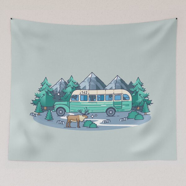 Item preview, Into the Wild Magic Bus 142 nature movie landscape designed and sold by grafikis.