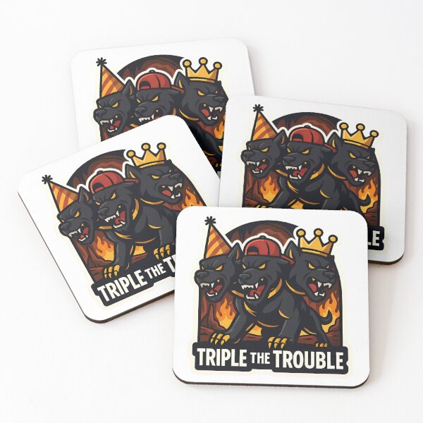 Item preview, Triple The Trouble - Cerberus designed and sold by Cheerioza.