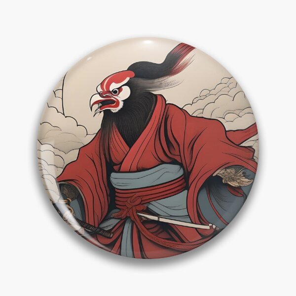 Artikelvorschau, Tengu-Krieger – Japanischer Ukiyo-e-Holzschnitt entworfen und verkauft von Vandy Fullam.