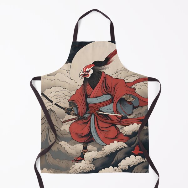 Artikelvorschau, Tengu-Krieger – Japanischer Ukiyo-e-Holzschnitt entworfen und verkauft von Vandy Fullam.