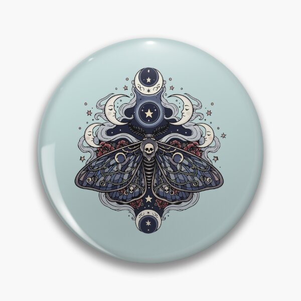 Item preview, Gothic Death Moth and Moon Phases designed and sold by BrownHorse90s.