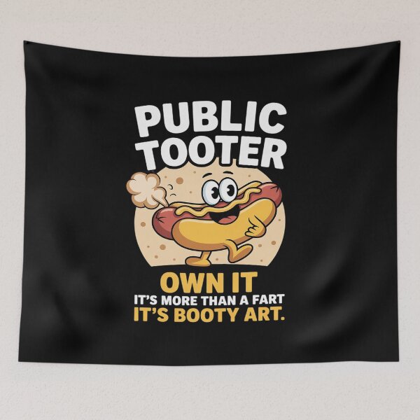 Item preview, Inappropriate Public Tooter Own It Art Humor Joke Men Women designed and sold by Charidana.