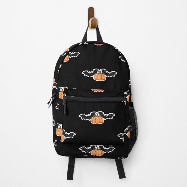 Item preview, Bats and a pumpkin designed and sold by MendaciousMina.