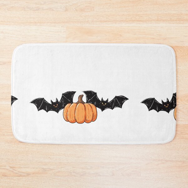 Item preview, Bats and a pumpkin designed and sold by MendaciousMina.