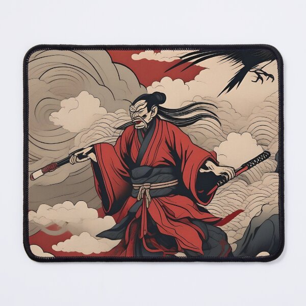 Item preview, Crow Spirit Tengu – Traditional Japanese Woodblock designed and sold by Vandy Fullam.