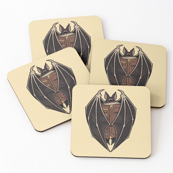 Item preview, Gothic Bat Reading Dark Spell Book designed and sold by BrownHorse90s.