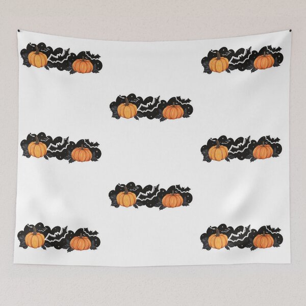 Item preview, Bats and pumpkins designed and sold by MendaciousMina.
