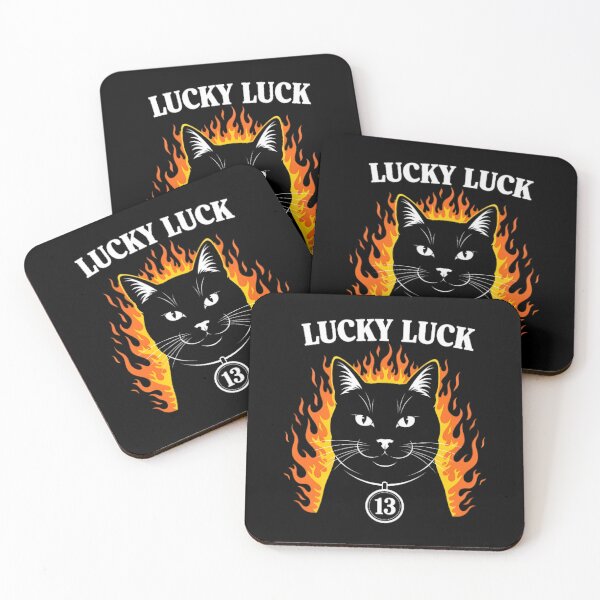Item preview, Lucky Black Cat with Flames designed and sold by By:MarcinK.
