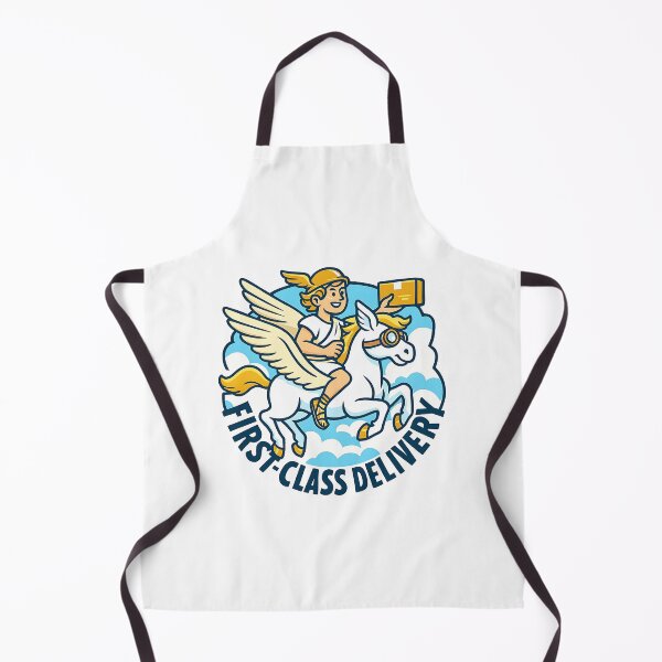 Item preview, First Class Delivery - Hermes & Pegasus designed and sold by Cheerioza.