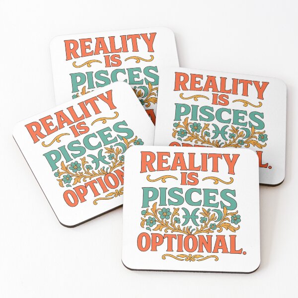 Item preview, Pisces "Reality Is Optional" Art Nouveau T-Shirt | Dreamy Zodiac Tee designed and sold by MySpiritTravels.