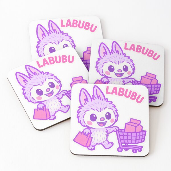 Item preview, Cute Labubu Shopping Sticker designed and sold by Pororo23.