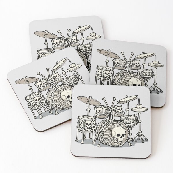 Item preview, Heavy Metal Skeleton Drum Kit designed and sold by BrownHorse90s.