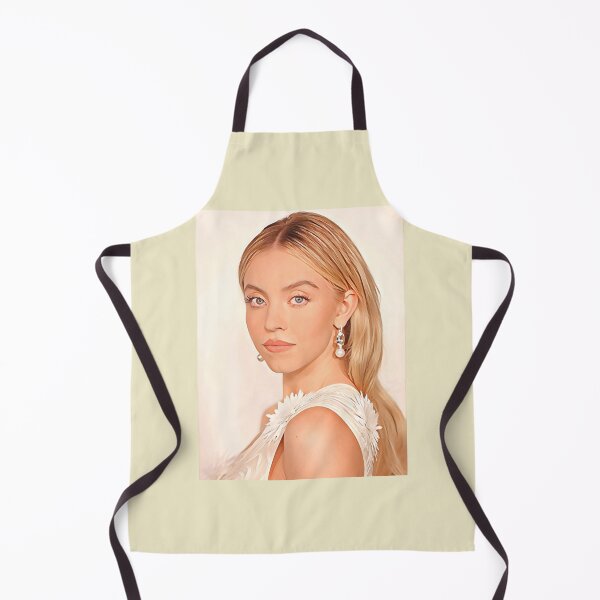 Item preview, Sydney Sweeney white portrait designed and sold by Pinkgnomie.