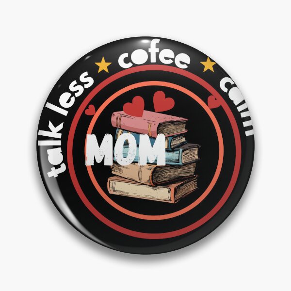 Item preview, Talk Less, Coffee, Calm — Bookish Mom Aesthetic designed and sold by wear best.