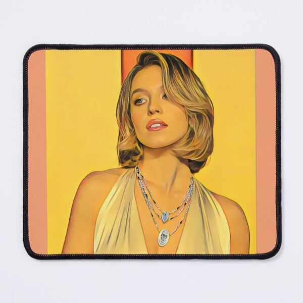 Item preview, Sydney Sweeney golden portrait designed and sold by Pinkgnomie.