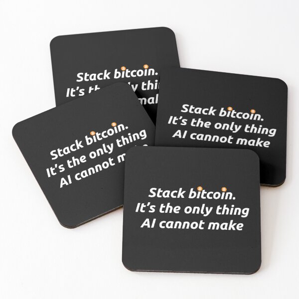 Item preview, Bitcoin Quote - Stack Bitcoin. It's The Only Thing AI Cannot Generate designed and sold by AImazeD.