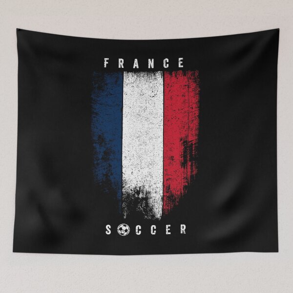 Item preview, SOCCER TEAMS VERTICAL FLAG - FRANCE - Fans and Teams for Men and Women T-shirt designed and sold by wallsandpatts.
