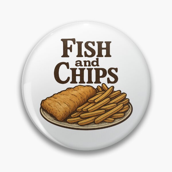 Item preview, Fish and Chips Illustration designed and sold by optimusprime39.