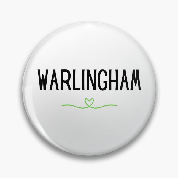 Item preview, Warlingham with Green Heart & Wavy Line – Surrey Village Pride designed and sold by ThatSurreyLife.