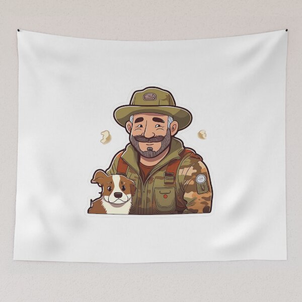 Item preview, fowl dog stickers Abuelo designed and sold by The Design Trendz.