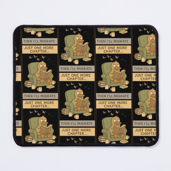 Item preview, Just One More Chapter Then I’ll Migrate – Funny Duck Book Lover Design designed and sold by TeeTimeTreasure.