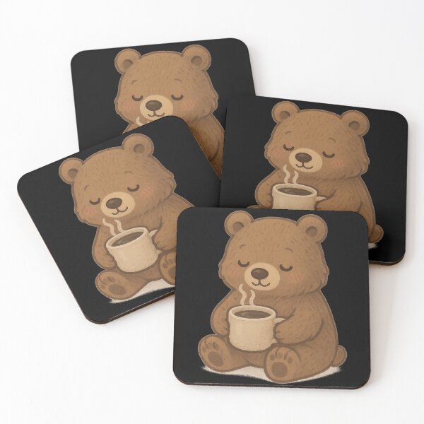 Item preview, Bear Drinking Coffee designed and sold by optimusprime39.